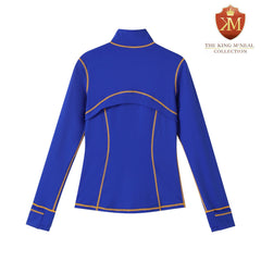 SGRHO Blue Full Zip Yoga Jacket