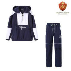 Jackson State Navy Windbreaker Tech Pullover
