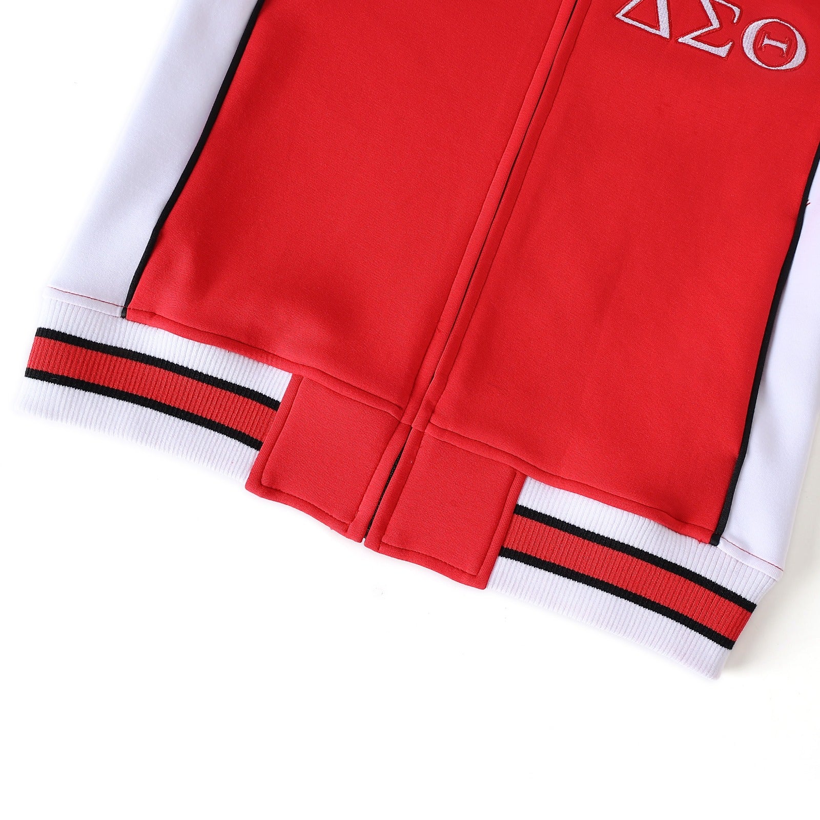 Delta Red Air Tech Fleece Warm Up Jacket