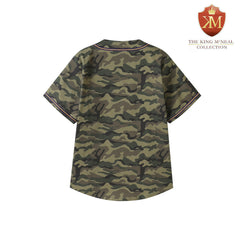 Omega Camo Button-Up Baseball Jersey