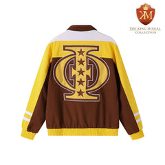 Iota Brown Full Zip Windbreaker Tech