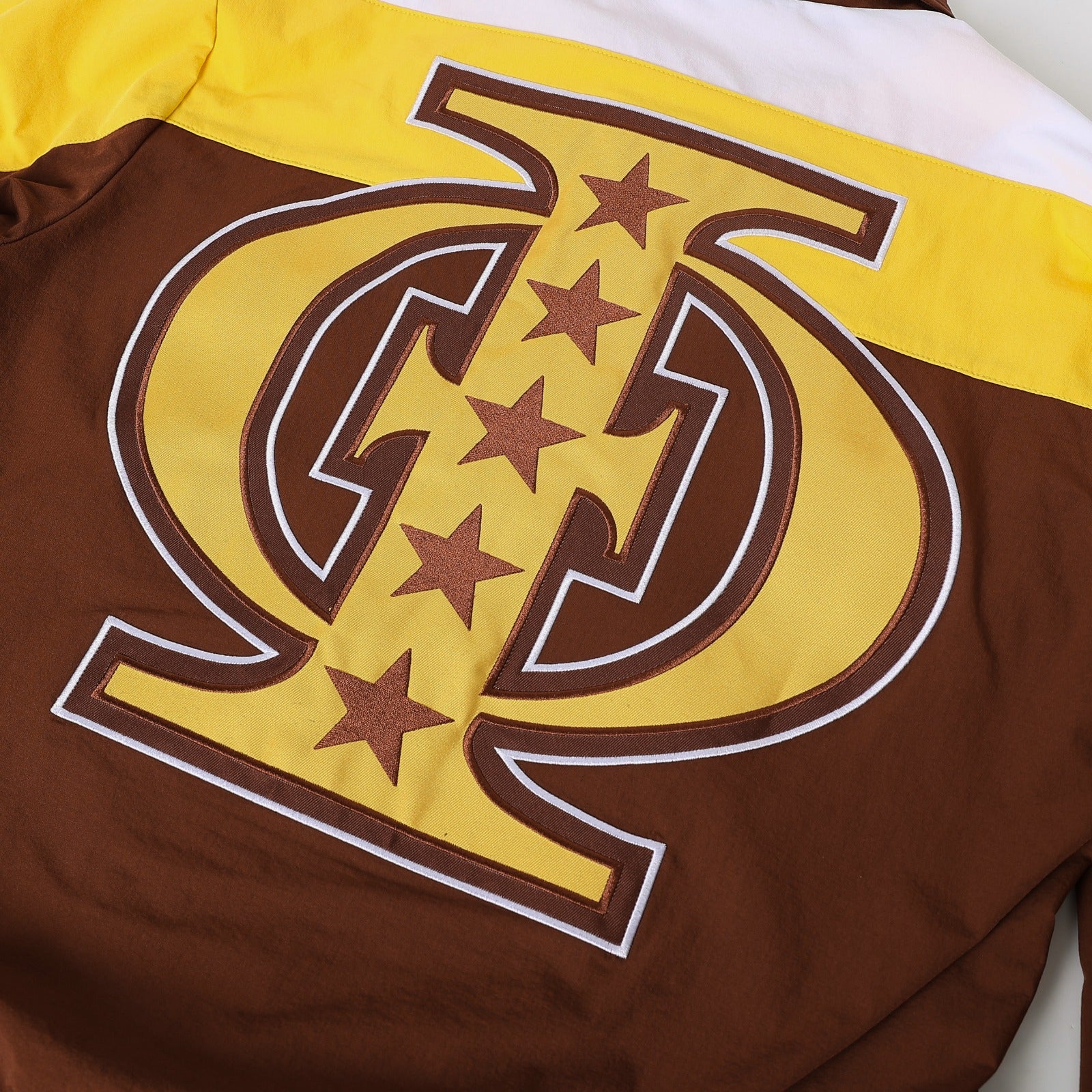 Iota Brown Full Zip Windbreaker Tech