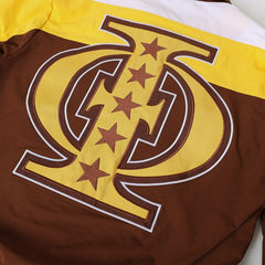 Iota Brown Full Zip Windbreaker Tech