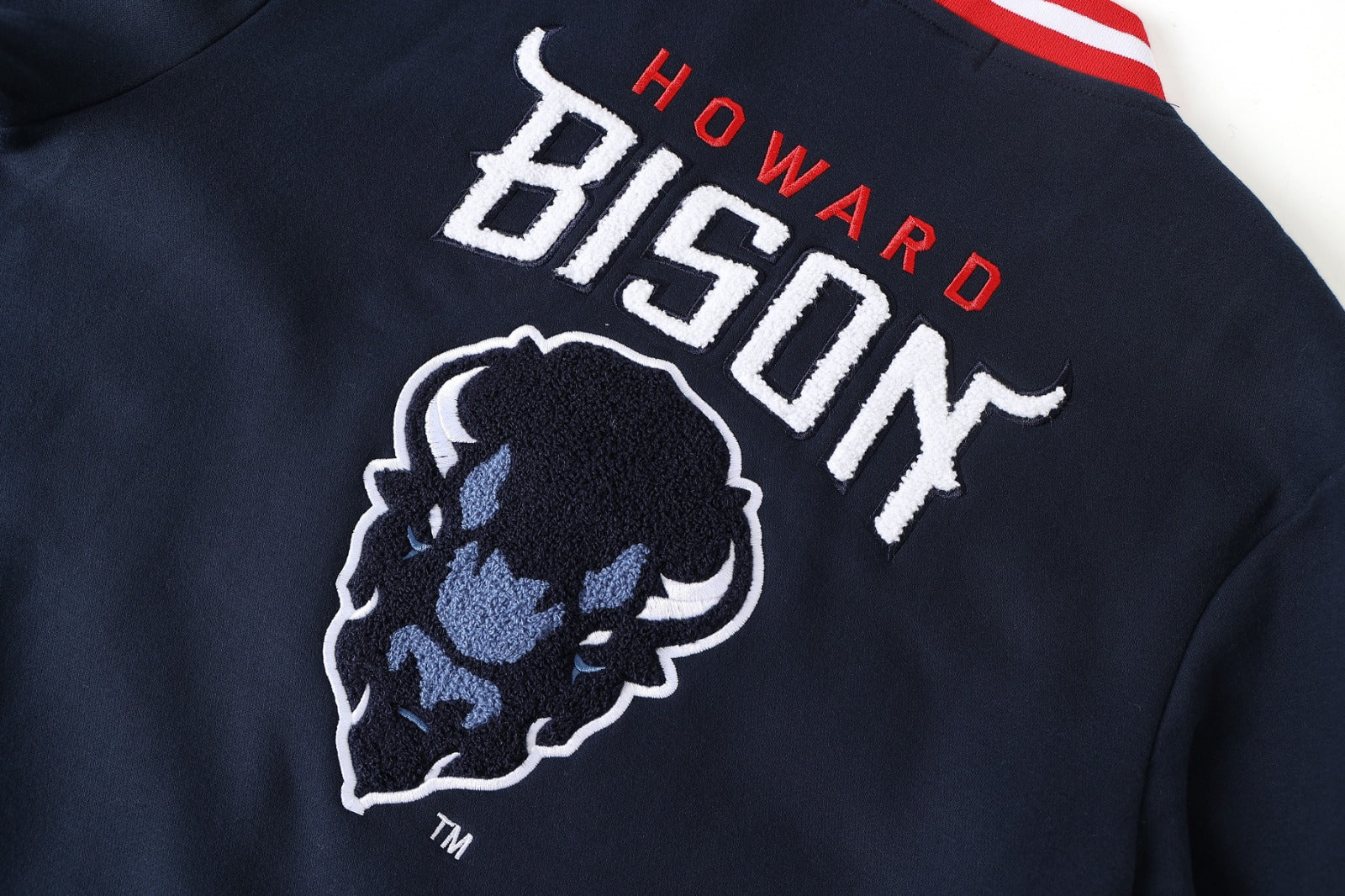 Howard University Blue Fleece Cardigan
