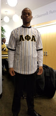 Alpha Pinstripes Baseball Jersey