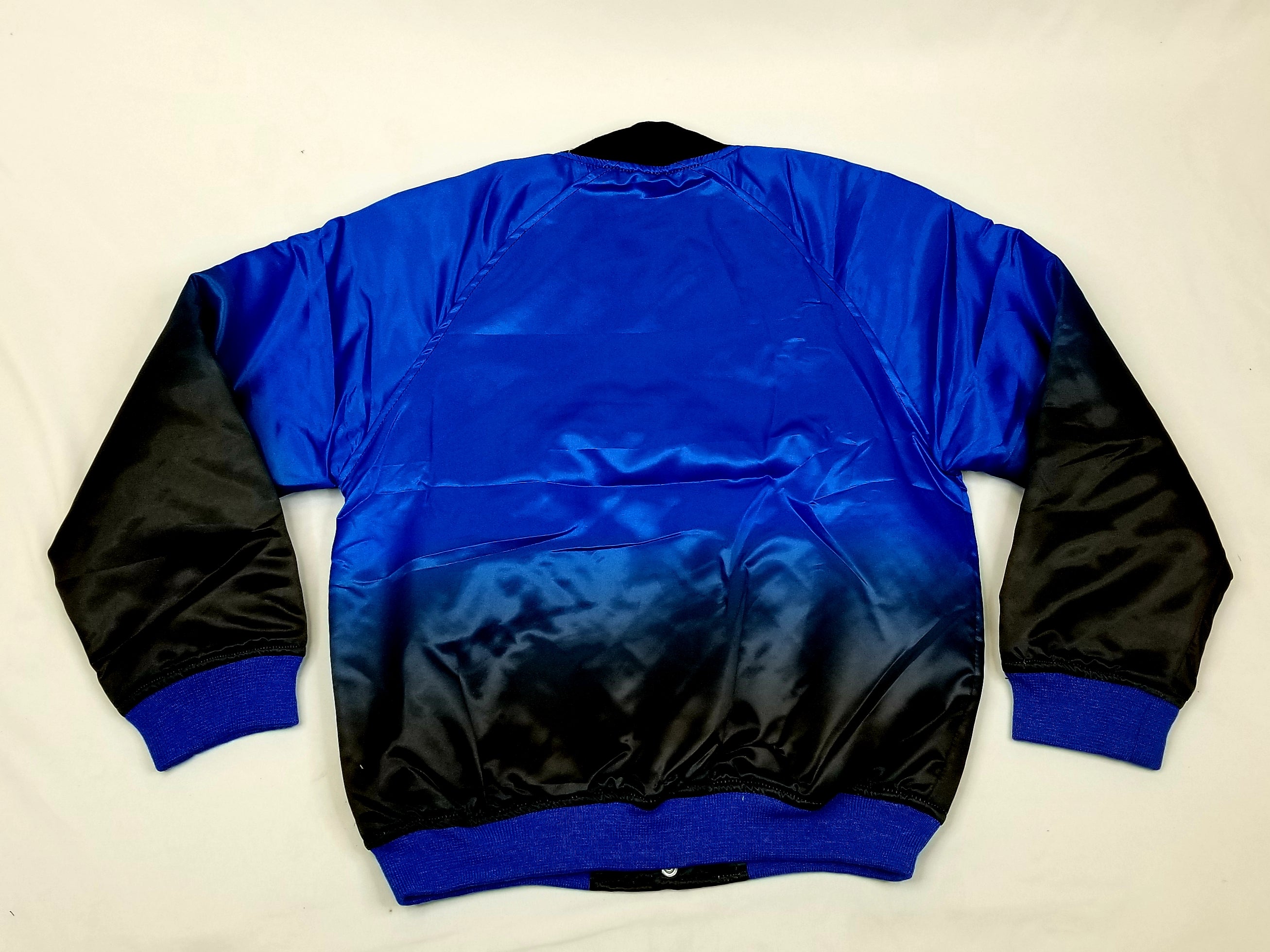Zeta Black Faded Bomber Jacket (No Back Logo)