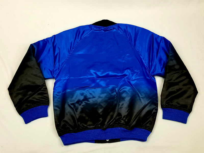 Zeta Black Faded Bomber Jacket (No Back Logo)