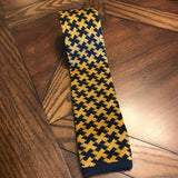 Black and Old Gold (Alpha Inspired) Knit Tie II