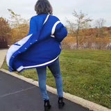 Zeta Wool and Leather Letterman Jacket