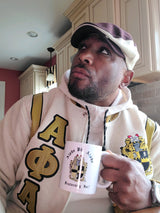 Alpha Wool And Leather Letterman Jacket