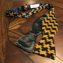 Black and Old Gold (Alpha Inspired) Knit Bow Tie II