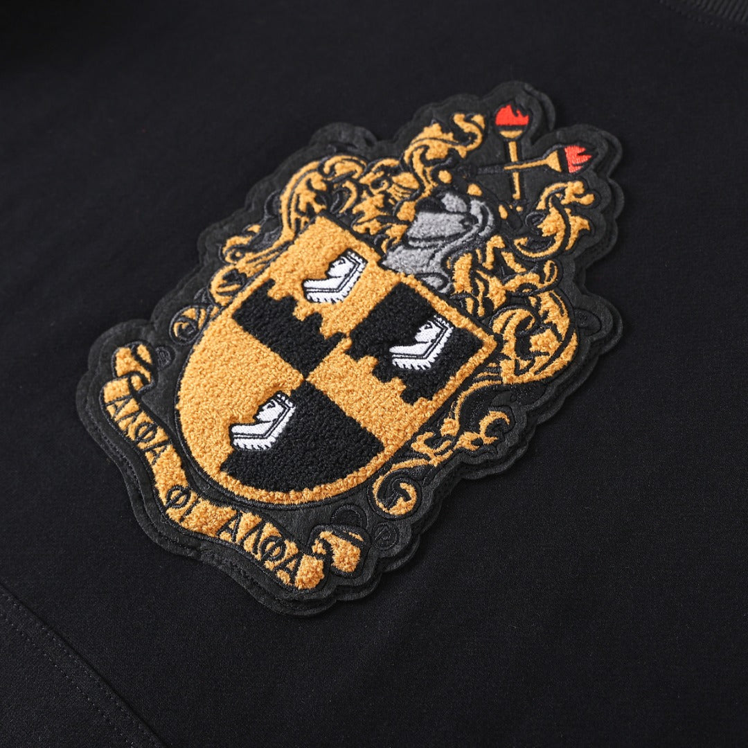 Alpha Phi Alpha Chenille Crest Pocket Crewneck