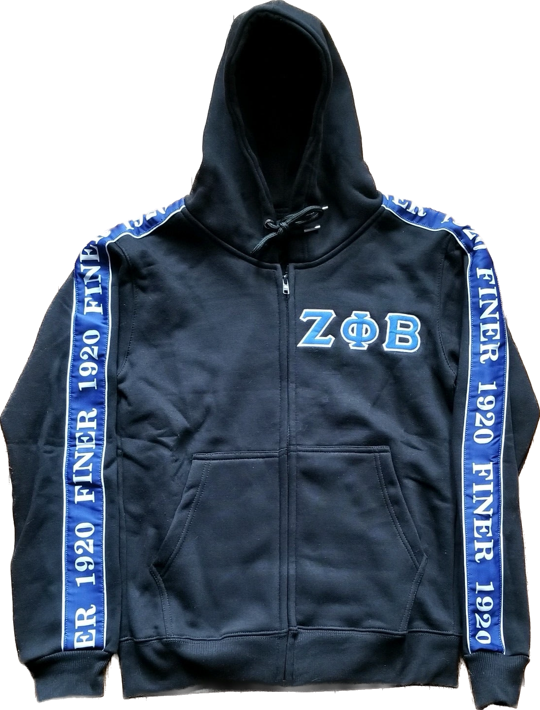 Zeta Black Tapered Jacket (Unisex Size)