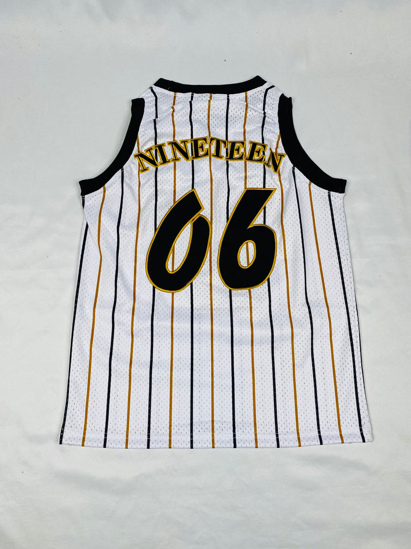 Alpha Pinstripe Basketball Jersey