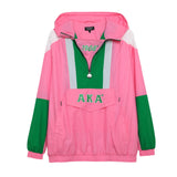 AKA Half Zip Windbreaker Jacket Read Description
