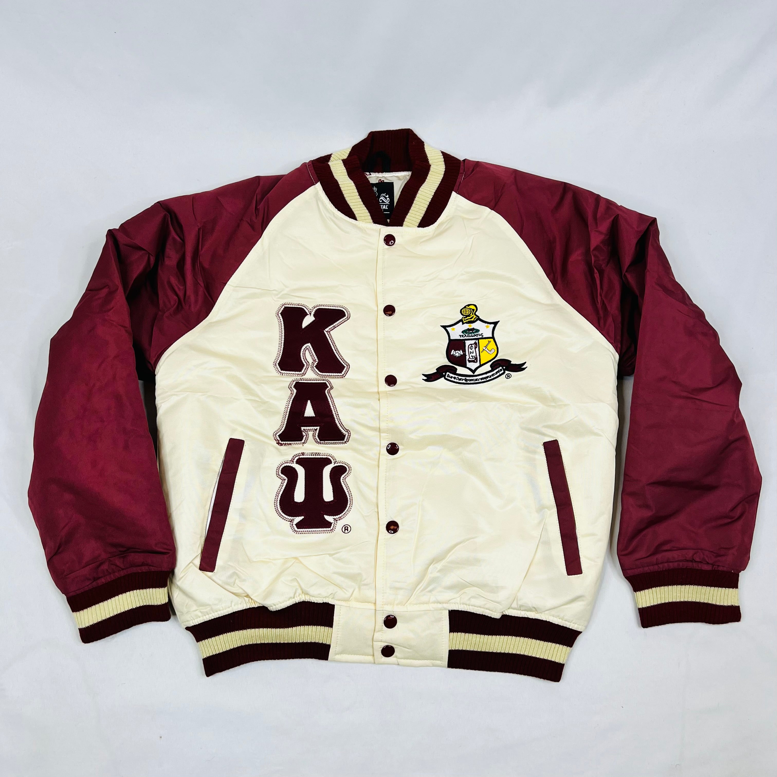 Kappa Krimson & Kream Bomber Jacket