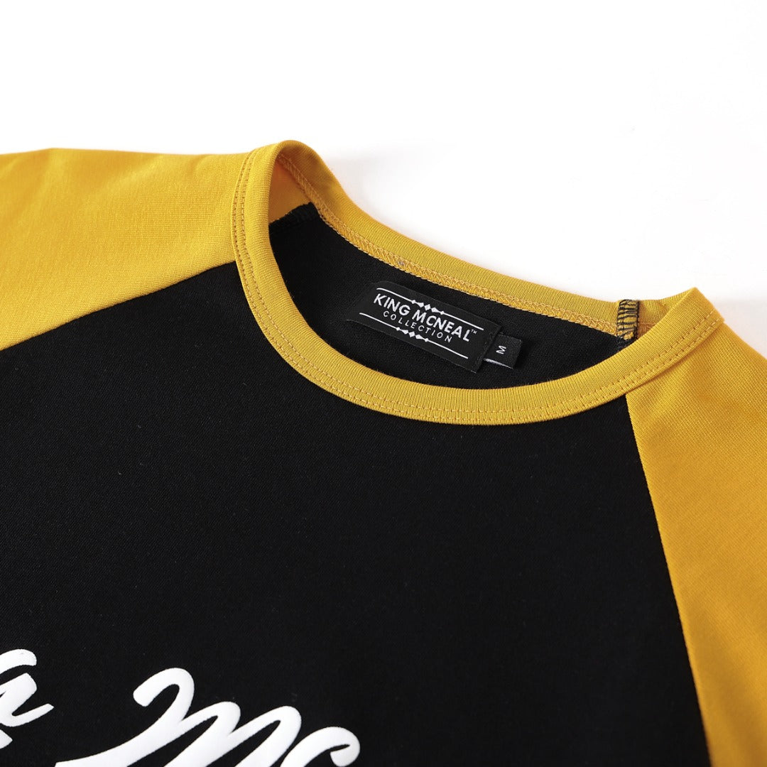 KMC Black/Gold Premium Raglan Shirt