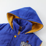SGRho Hooded Puffer Vest Sherpa Lining