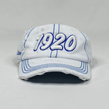 Zeta 1920 White Denim Hat