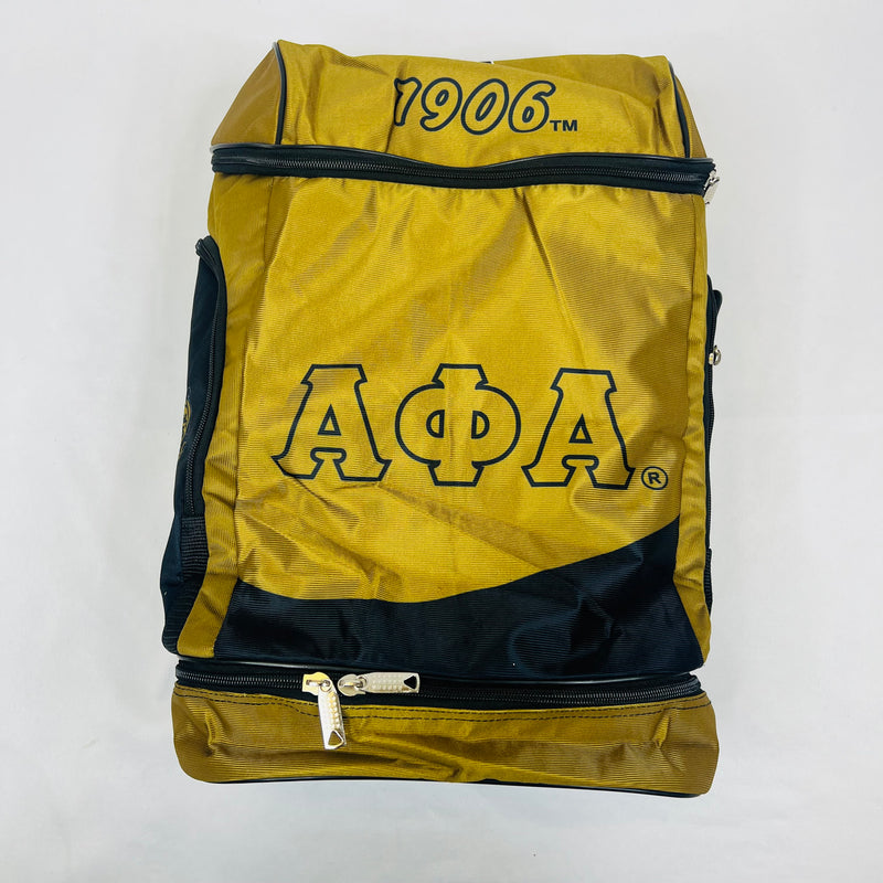 Alpha Phi Alpha Old Gold Backpack
