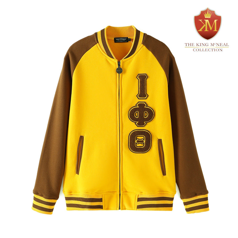 Iota Gold Varsity Fleece Jacket