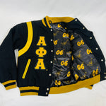 Alpha Wool And Leather Letterman Jacket