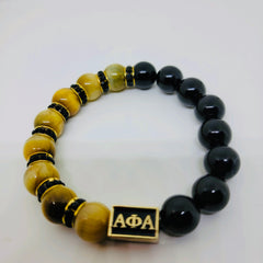 Alpha Half Tigers Eye Bracelet