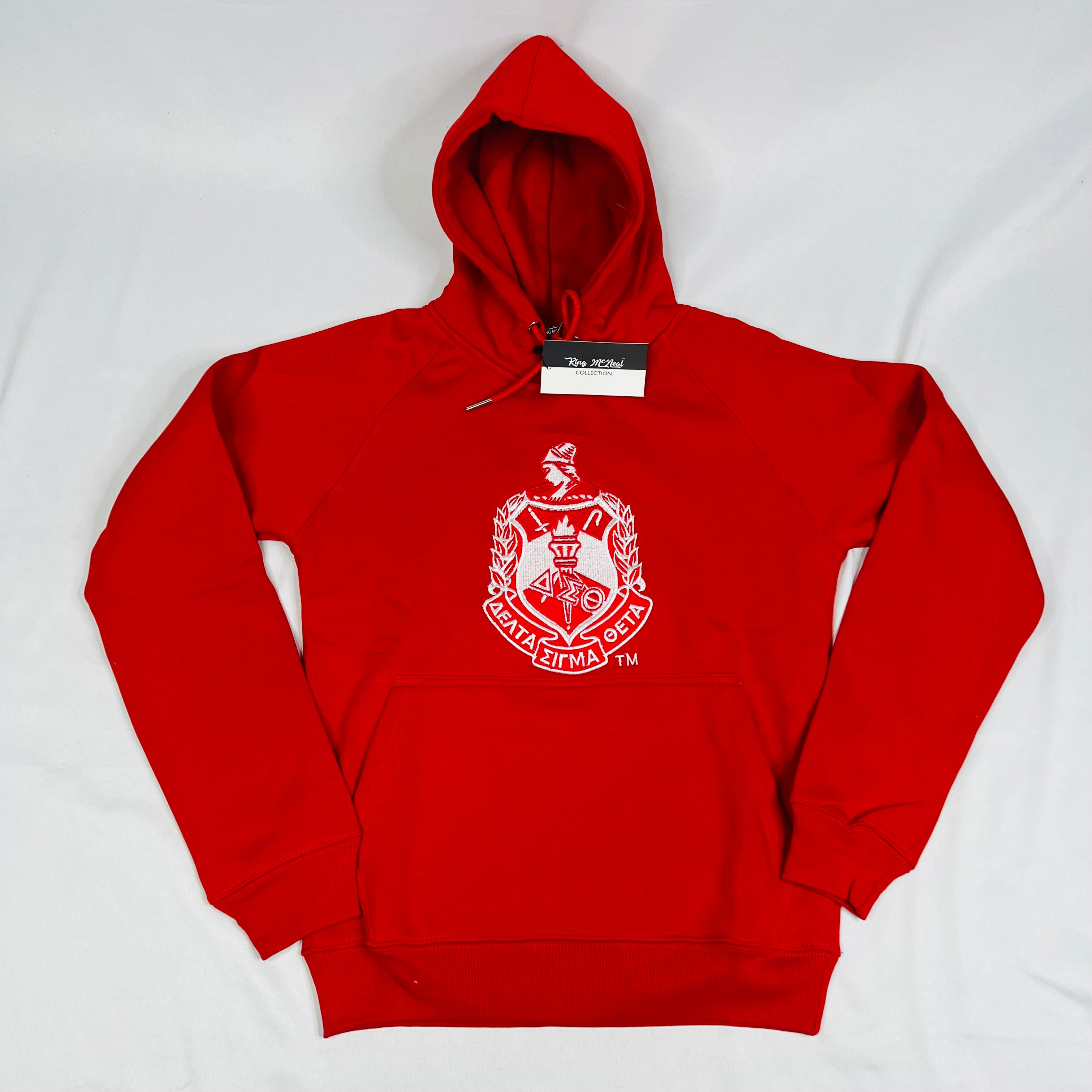 Delta Red Premium Crest Hoodie