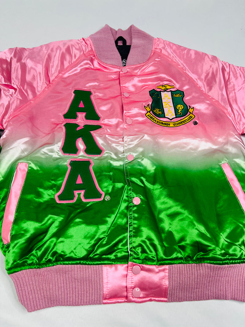 Alpha Kappa Alpha Ombré Bomber Jacket