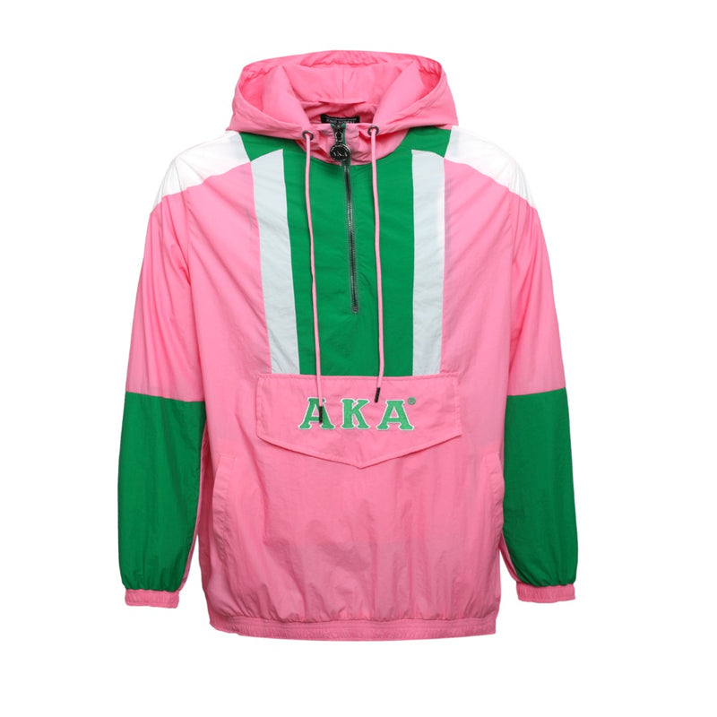 AKA Half Zip Windbreaker Jacket Read Description