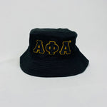 Alpha Black Bucket Hat