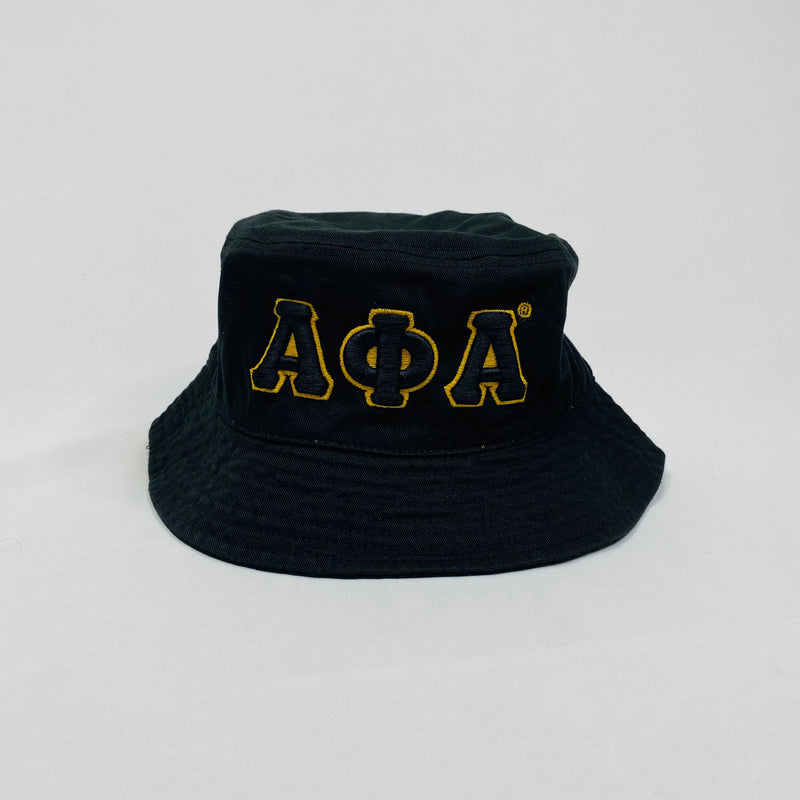 Alpha Black Bucket Hat