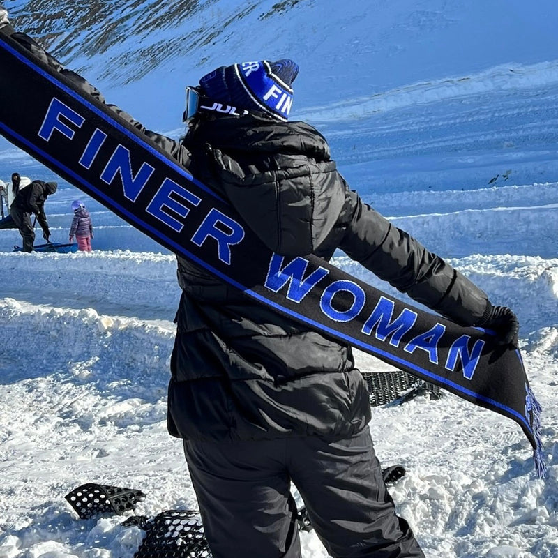 Zeta Finer Women Black Scarf and One Hat