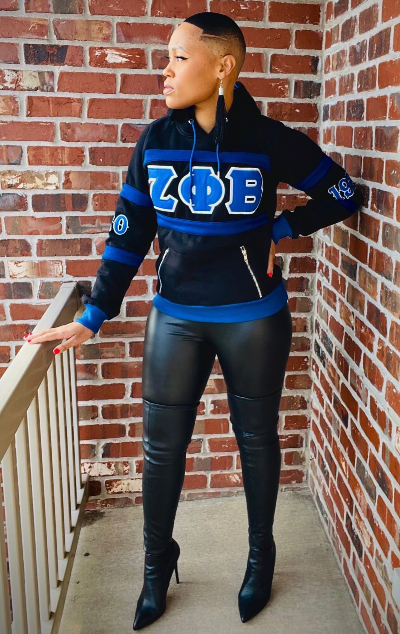 Zeta Phi Beta Black Hoodie