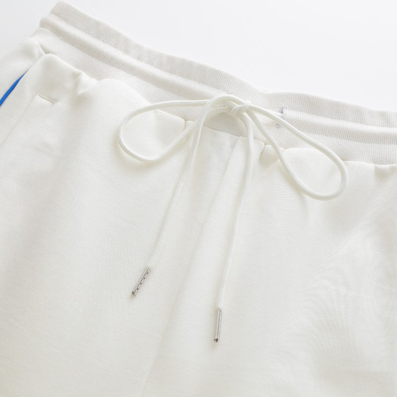 Sigma White Tech Fleece Joggers Royal Trim