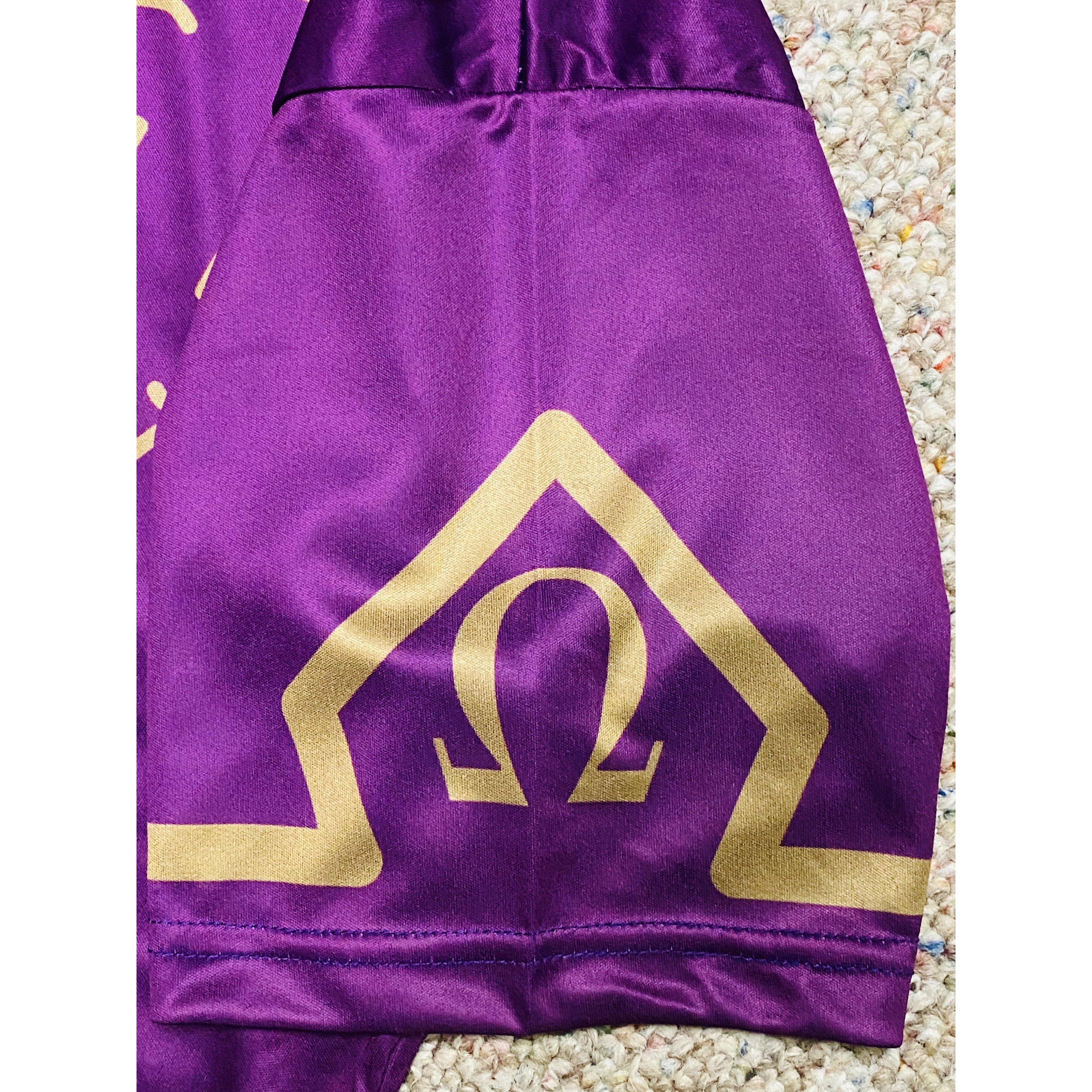 “ΩΨΦ” Omega Psi Phi Dri-Fit Short Sleeve Hoodie