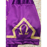 “ΩΨΦ” Omega Psi Phi Dri-Fit Short Sleeve Hoodie
