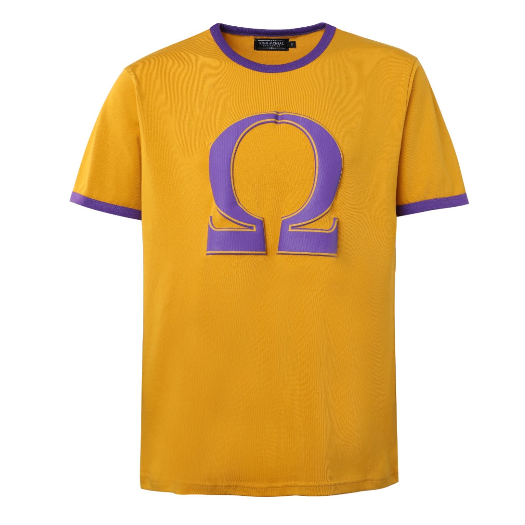 Omega Premium Old Gold Ringer Shirt