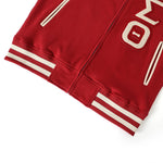 Delta Crimson Varsity Fleece Jacket