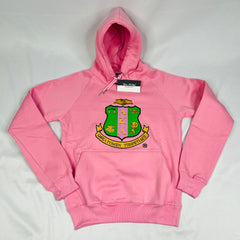 AKA Pink Premium Crest Hoodie