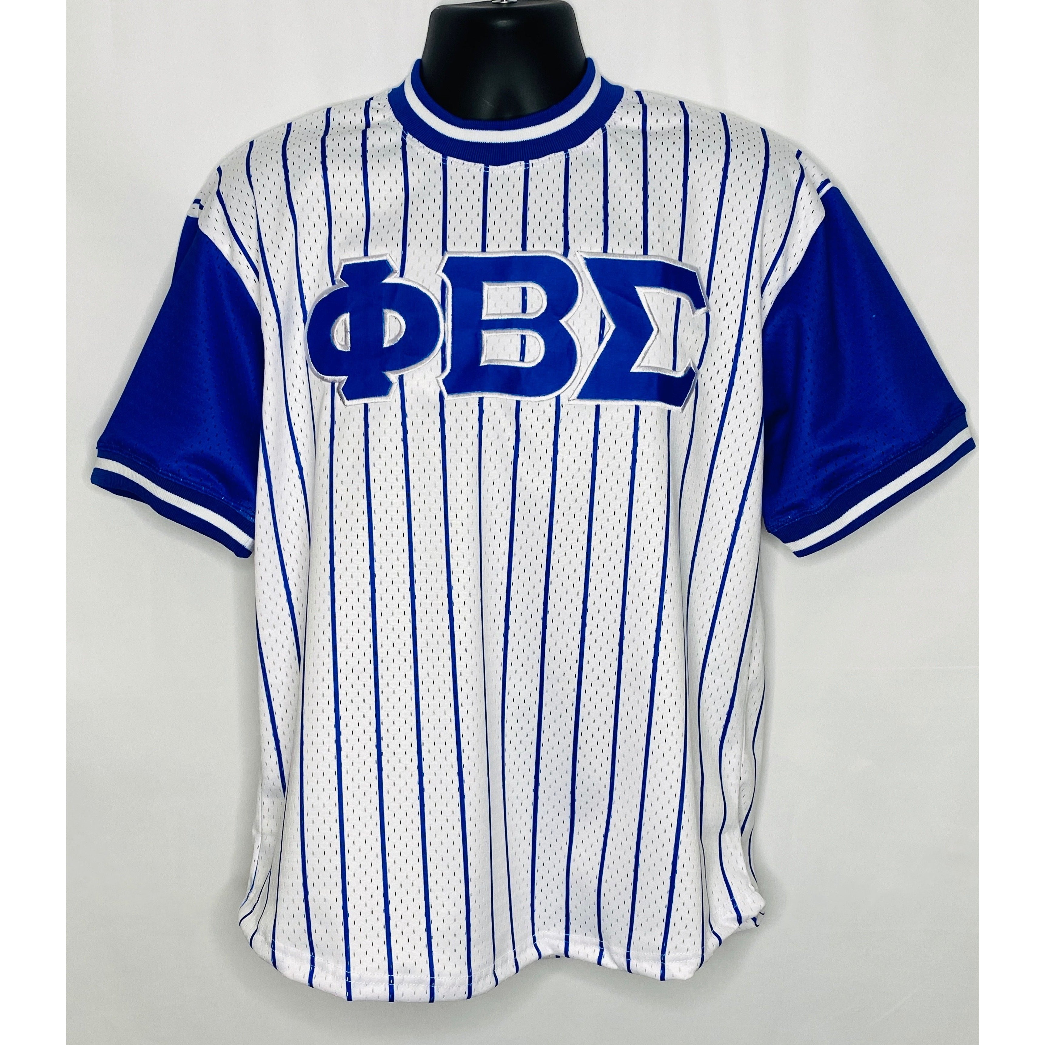 Phi Beta Sigma Pinstripe Baseball Jersey