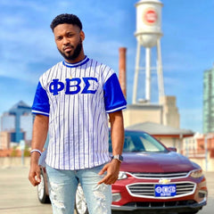 Phi Beta Sigma Pinstripe Baseball Jersey