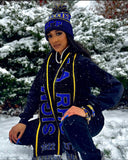 SGRho Black Scarf and One Hat