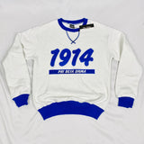 Phi Beta Sigma White 1914 Crewneck