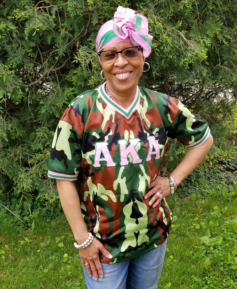 AKA Camo Baseball Jersey