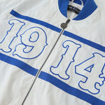 Sigma White 3M Reflective Bomber Jacket