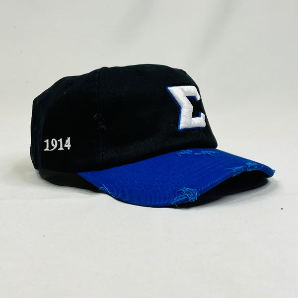 Black & Royal “Σ” dad hat