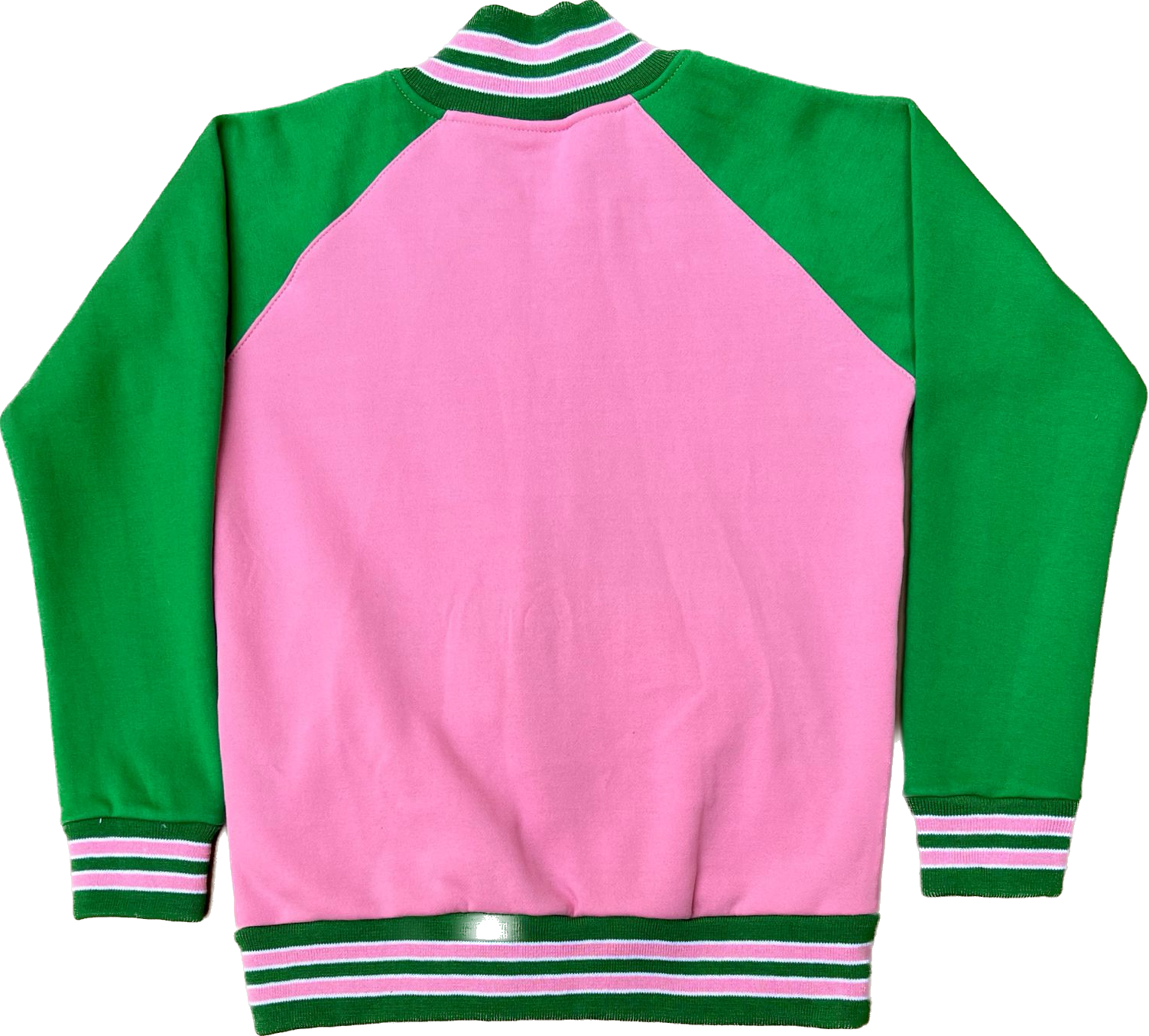 AKA Pink Fleece Letterman Jacket (Unisex Size)