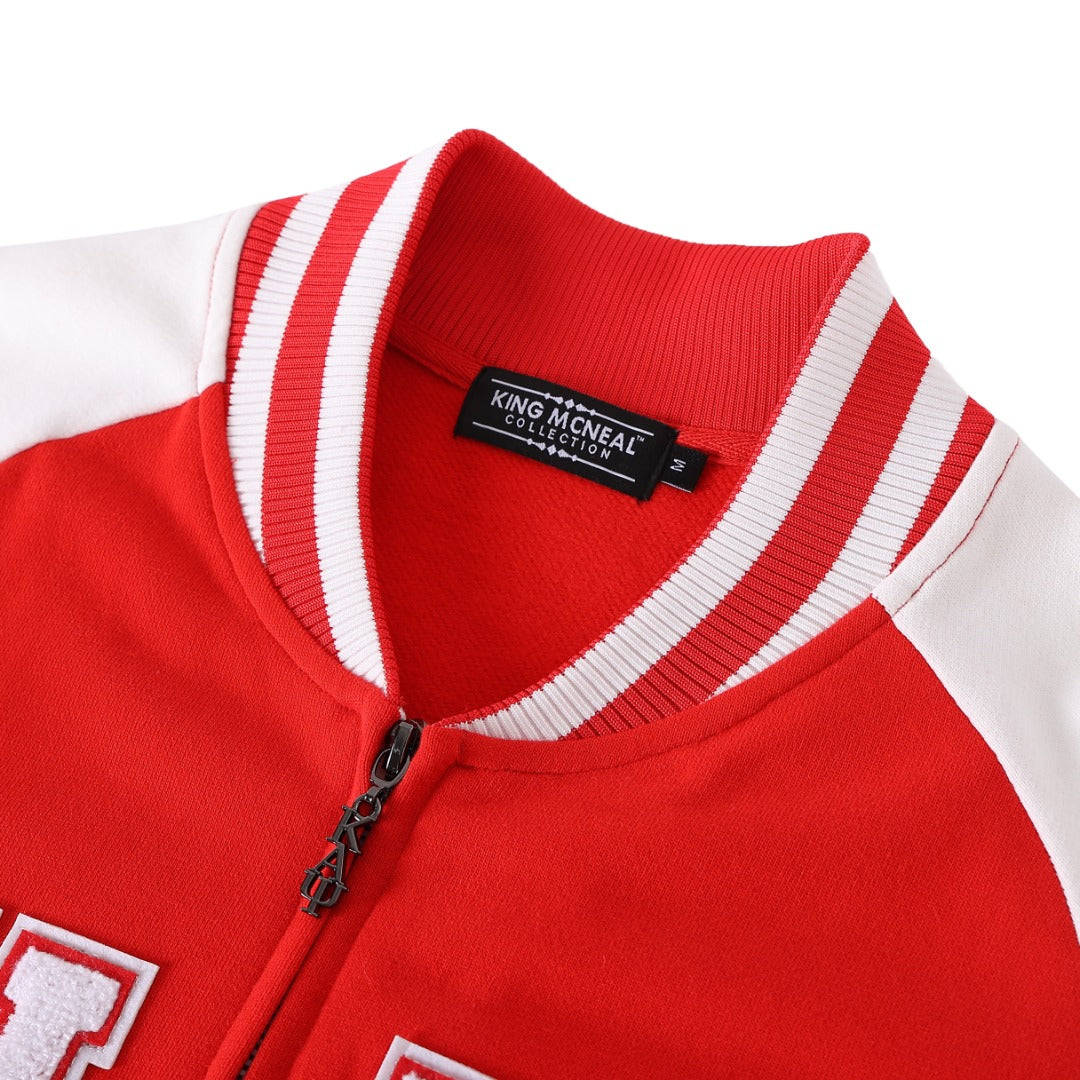 Kappa Red NUPE Varsity Fleece Jacket