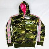 AKA Camo Tapered Sweatsuit Jacket (Unisex Size)